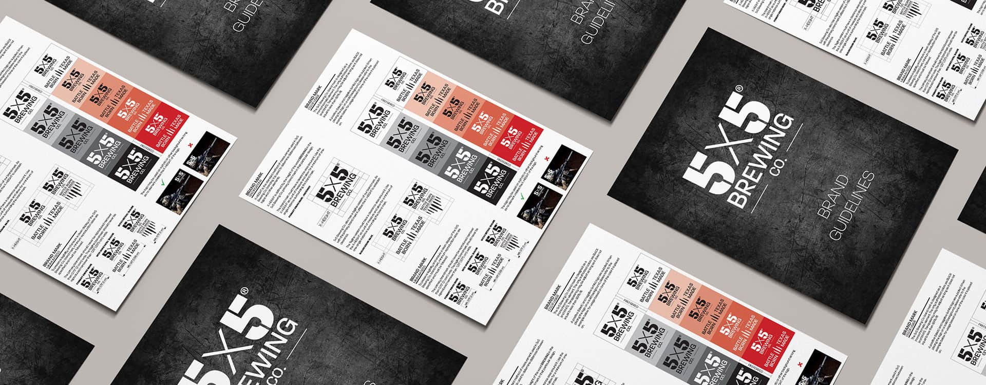 5x5 brewing co brand guidelines